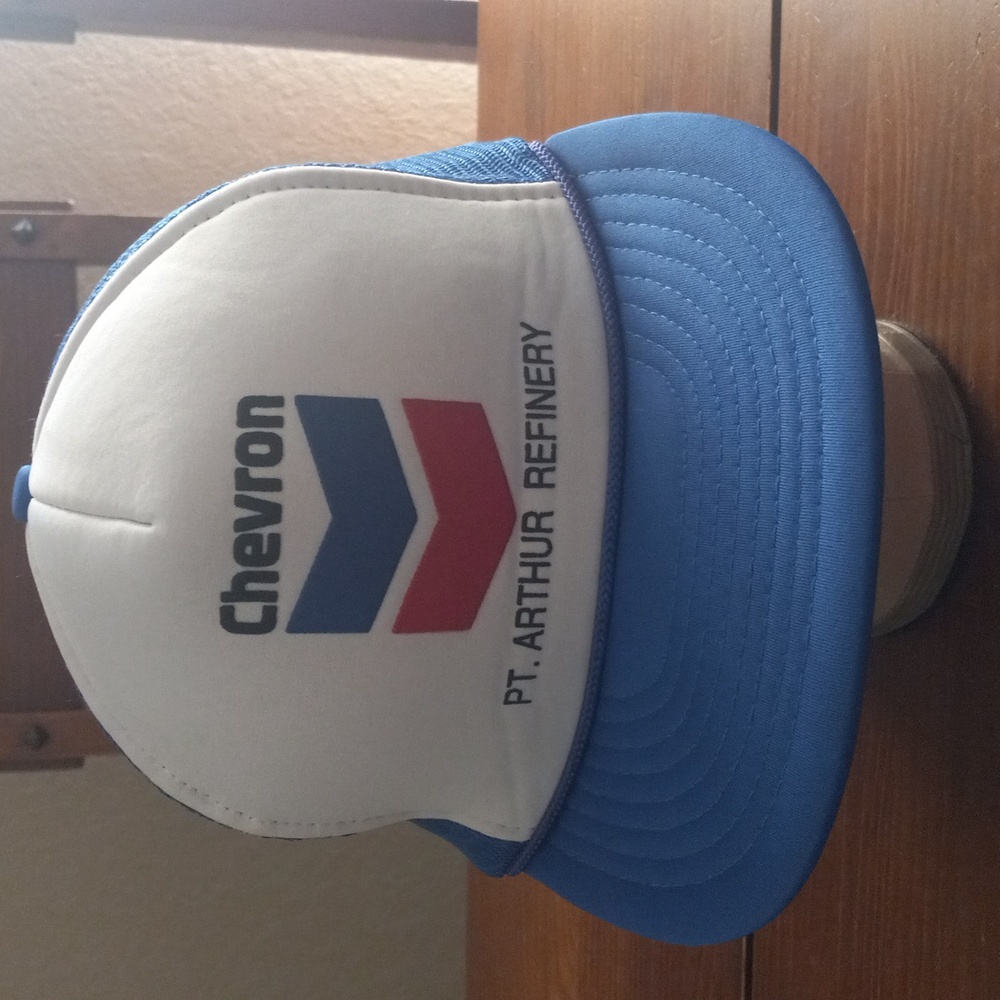 Chevron trucker hat